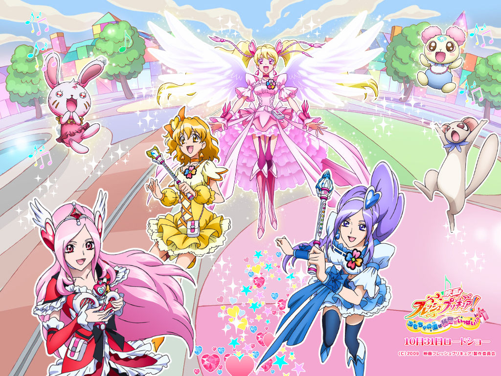 Nice wallpapers Fresh Pretty Cure! 1024x768px