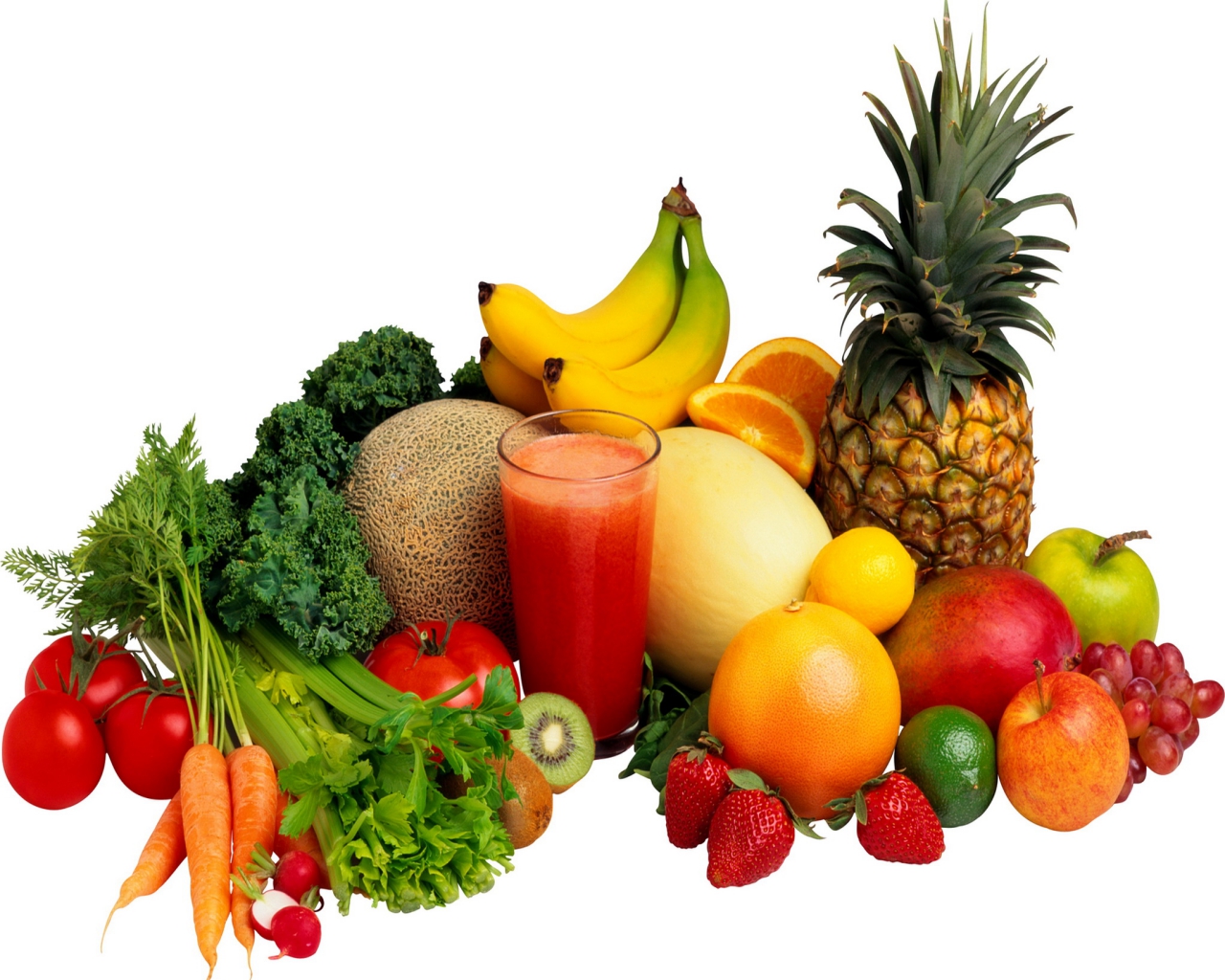 Fruits & Vegetables Backgrounds, Compatible - PC, Mobile, Gadgets| 1280x1024 px