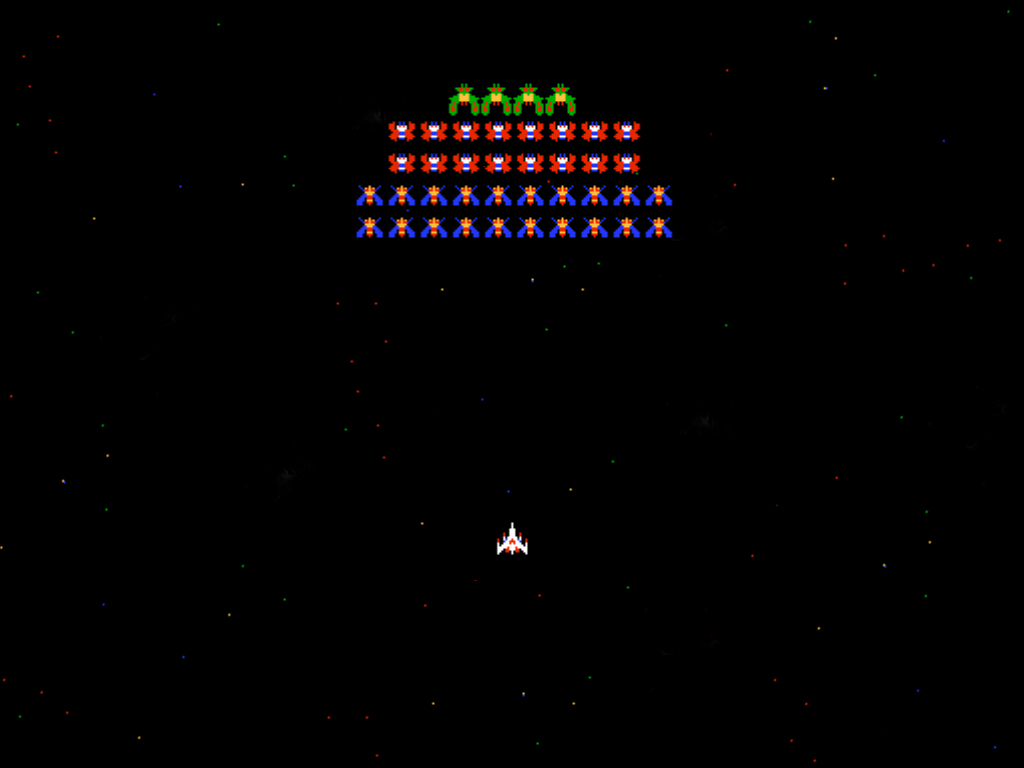 HD Quality Wallpaper | Collection: Video Game, 1024x768 Galaga