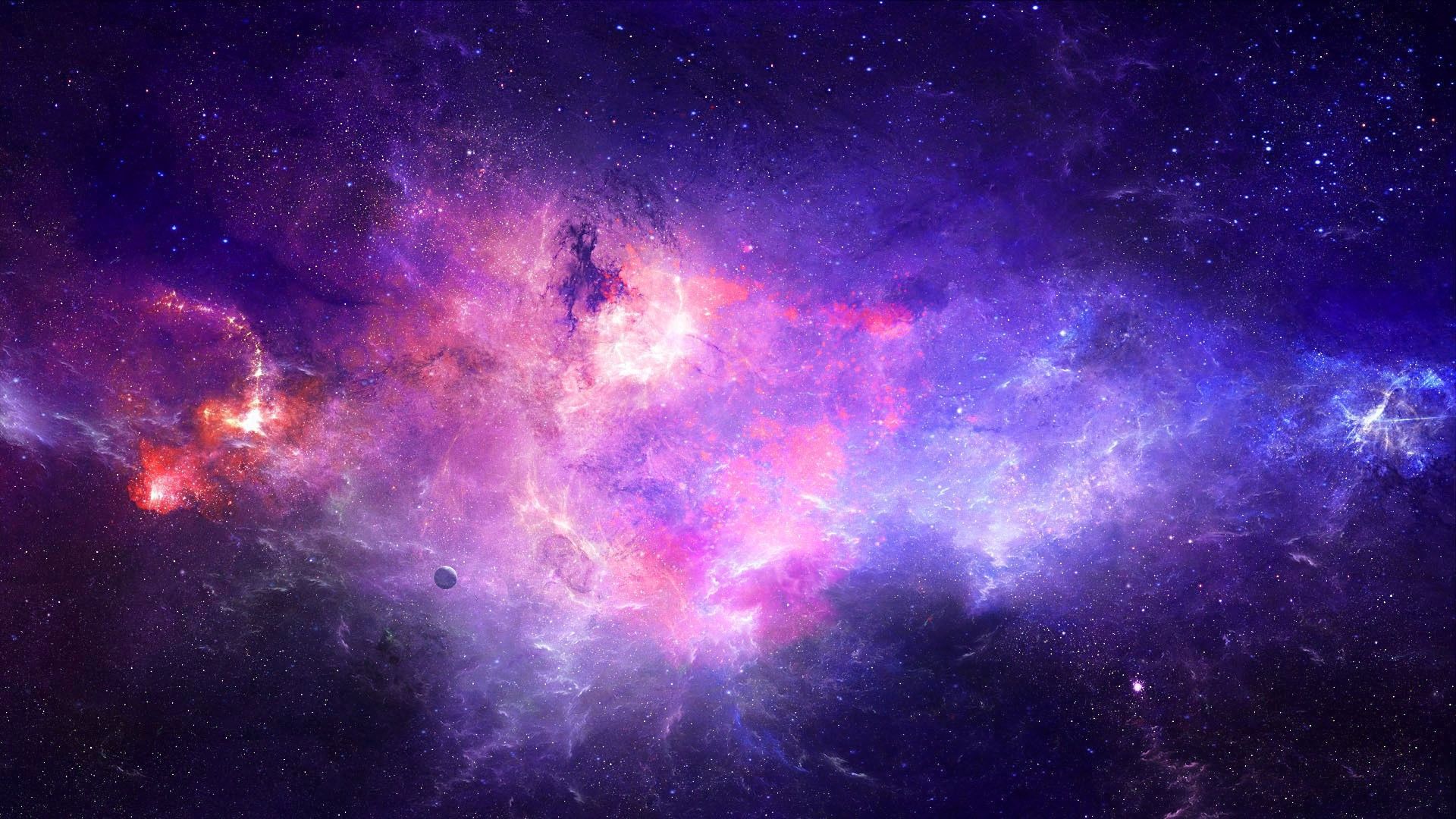 HD Quality Wallpaper | Collection: Multi Monitor, 1920x1080 Galaxy