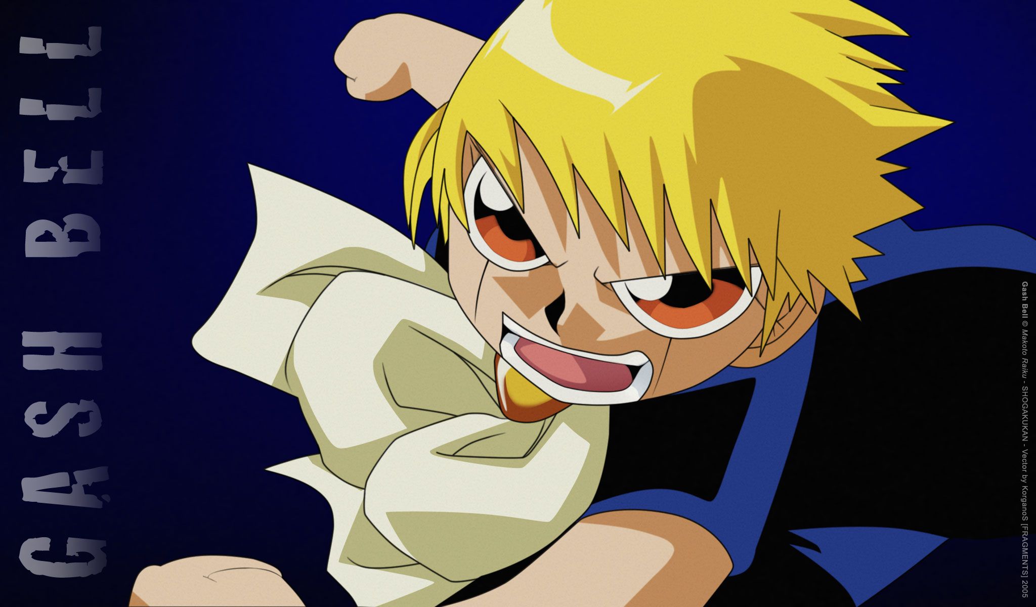 HD Quality Wallpaper | Collection: Anime, 2048x1200 Gash(Zatch) Bell