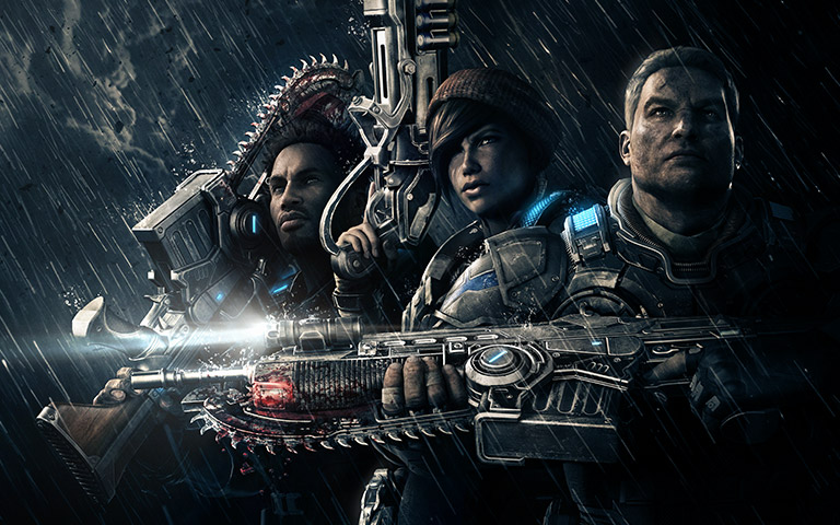 HD Quality Wallpaper | Collection: Video Game, 768x480 Gears Of War 4