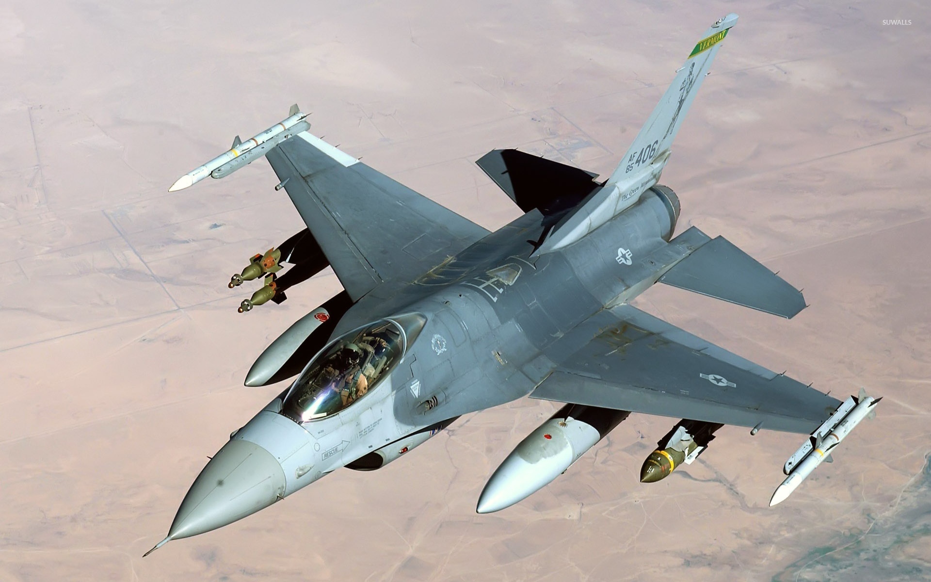 General Dynamics F-16 Fighting Falcon Backgrounds on Wallpapers Vista