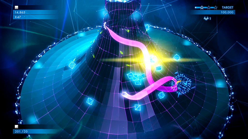 HD Quality Wallpaper | Collection: Video Game, 1024x576 Geometry Wars 3: Dimensions Evolved