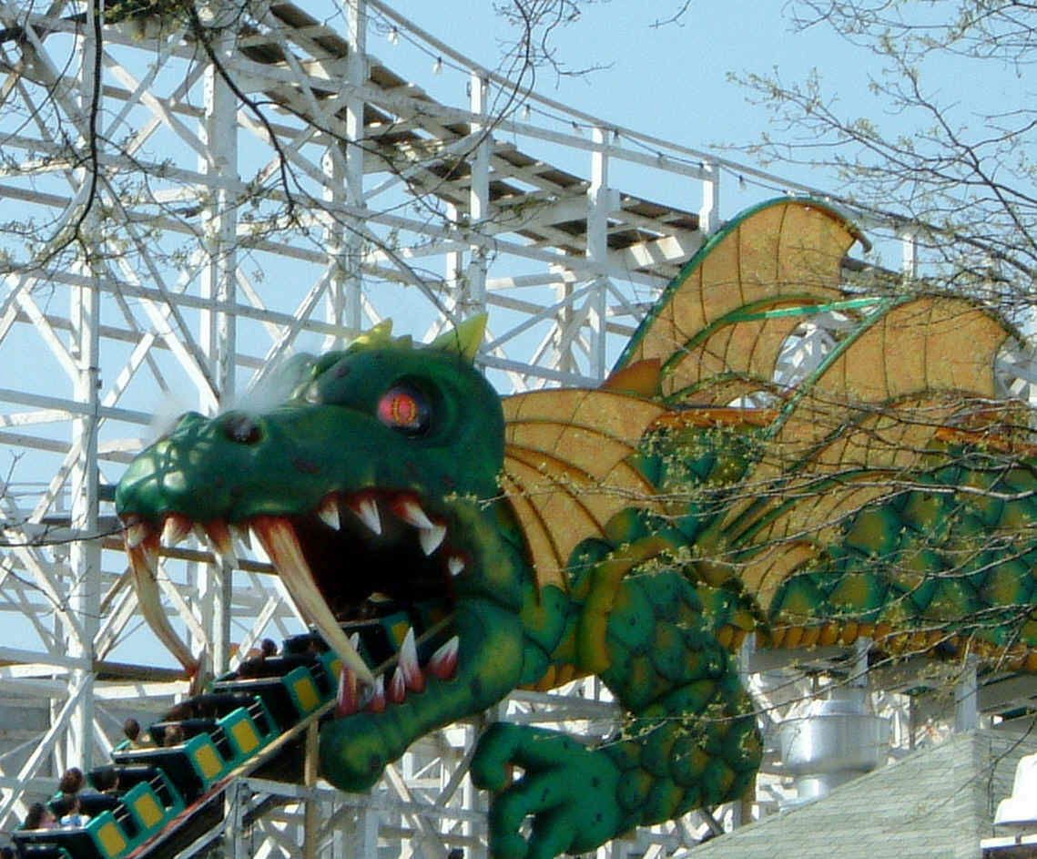 HQ George And The Dragon Roller Coaster Wallpapers | File 138.77Kb