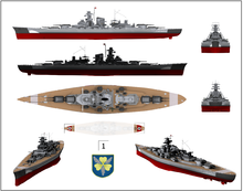 HD Quality Wallpaper | Collection: Military, 220x173 German Battleship Bismarck