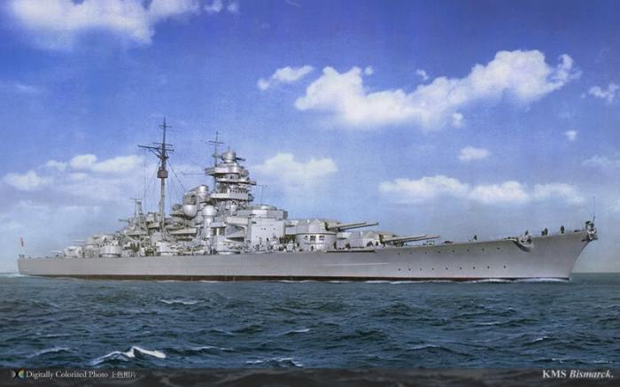 German Battleship Bismarck Backgrounds, Compatible - PC, Mobile, Gadgets| 700x437 px
