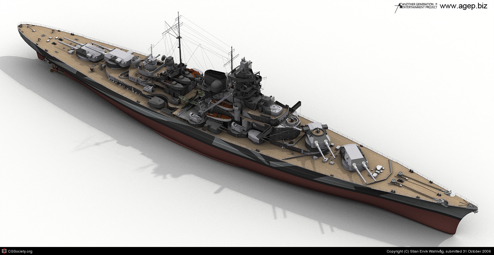 German Battleship Tirpitz #7