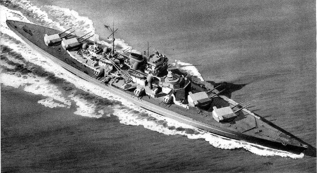 German Battleship Tirpitz #13