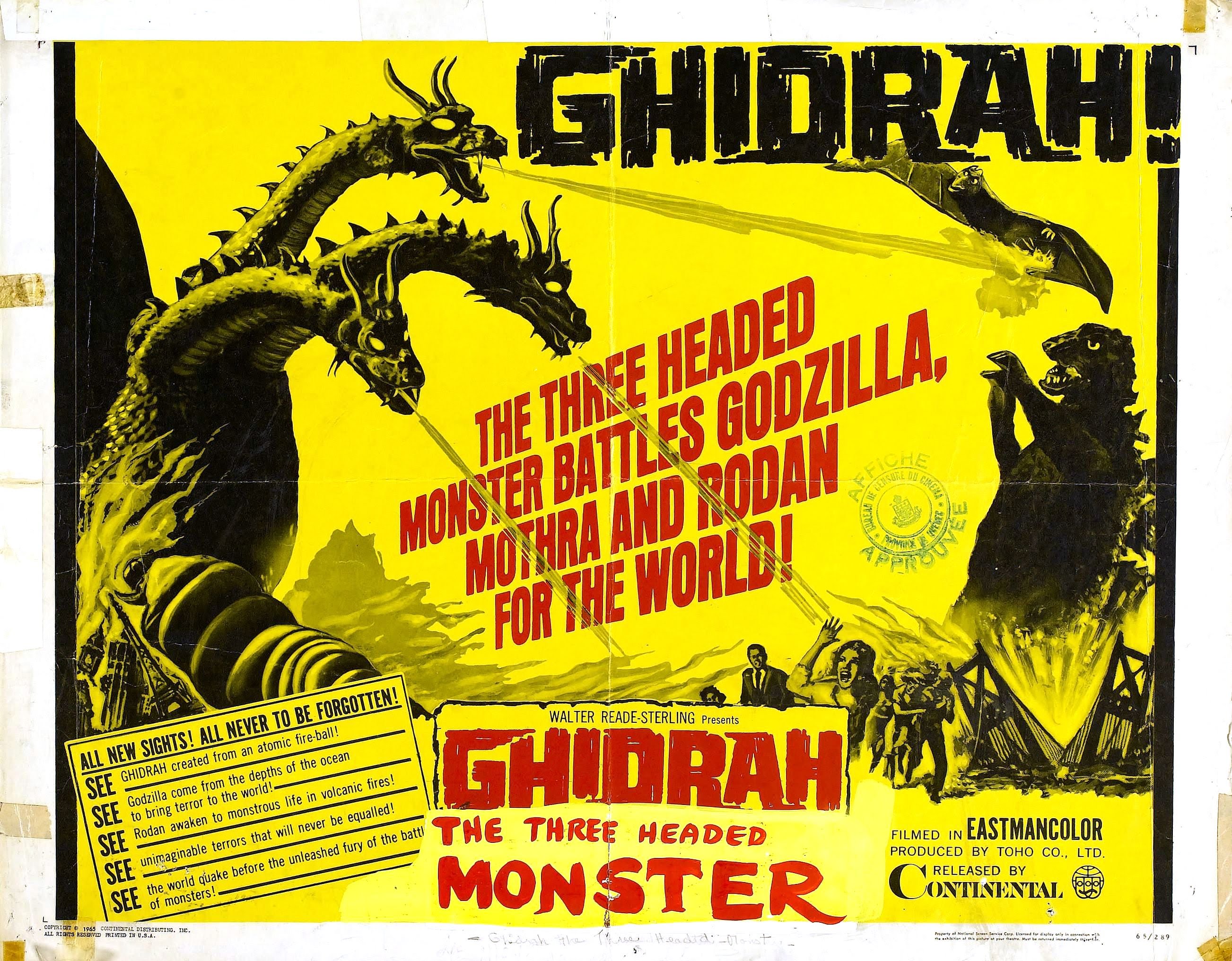 High Resolution Wallpaper | Ghidorah, The Three-Headed Monster 2605x2033 px