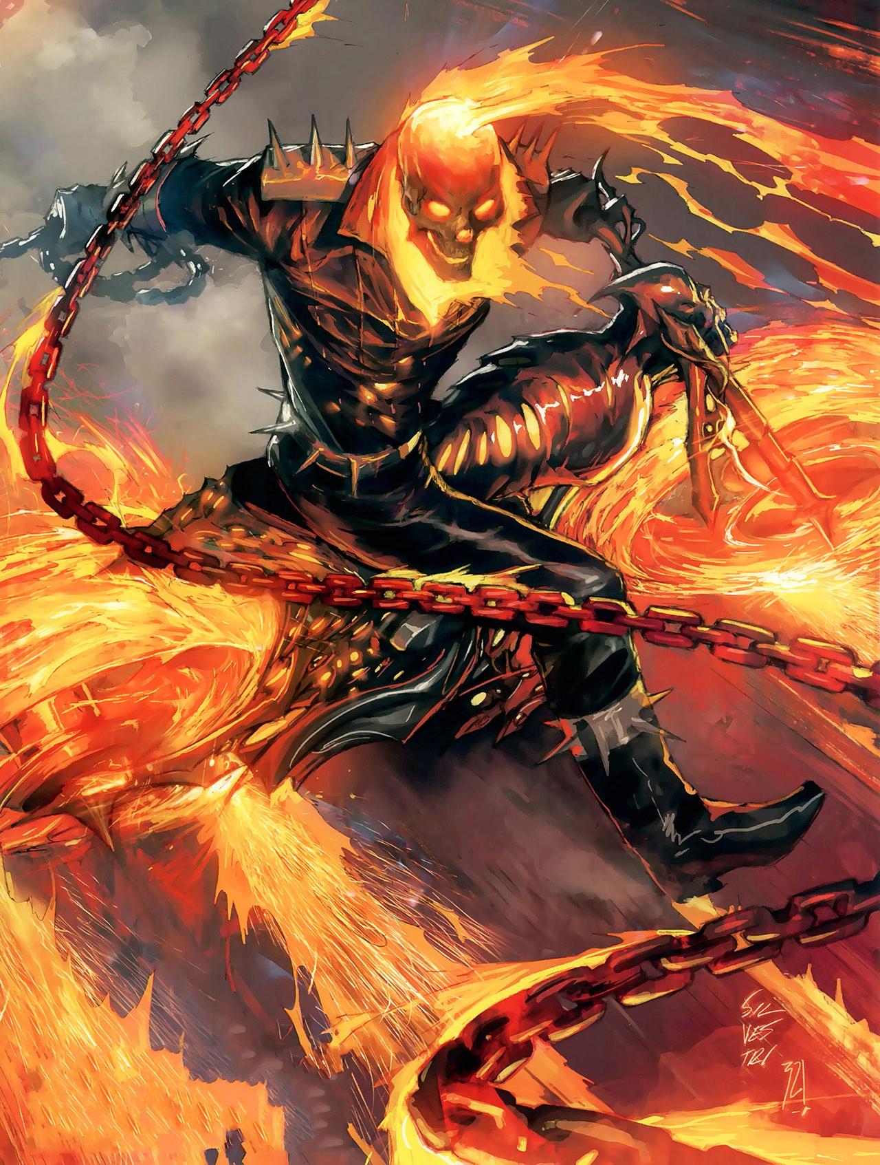 HD Quality Wallpaper | Collection: Comics, 1280x1693 Ghost Rider