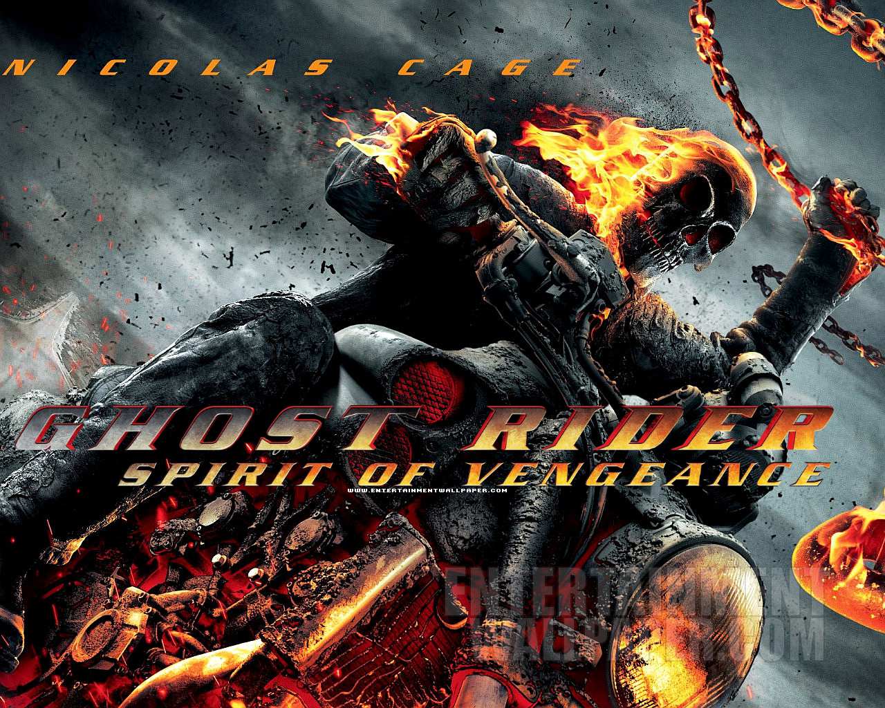 Nice wallpapers Ghost Rider: Spirit Of Vengeance 1280x1024px