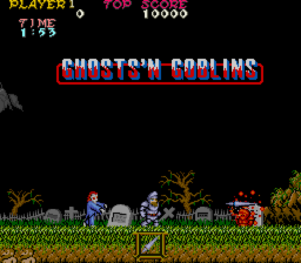 HD Quality Wallpaper | Collection: Video Game, 1024x896 Ghosts 'n Goblins
