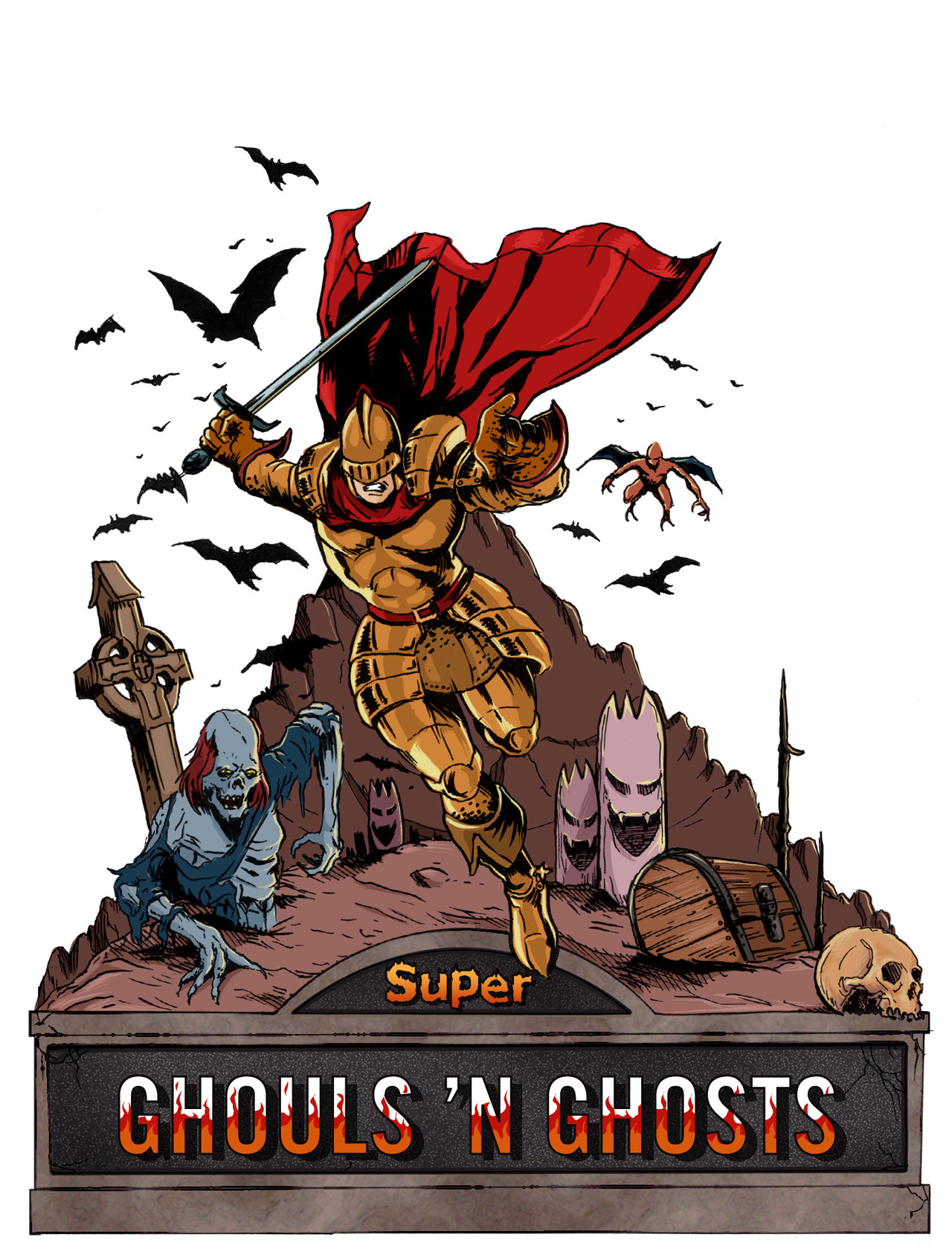 HQ Ghouls 'N Ghosts Wallpapers | File 445.42Kb