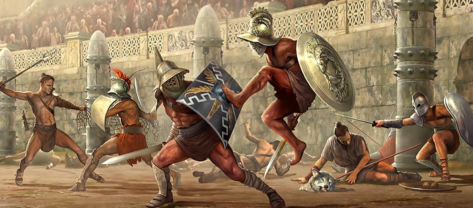 Nice Images Collection: Gladiators  Desktop Wallpapers