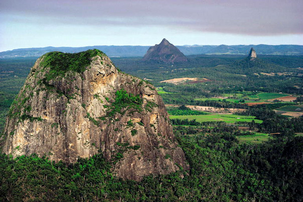 Nice Images Collection: Glasshouse Mountains Desktop Wallpapers