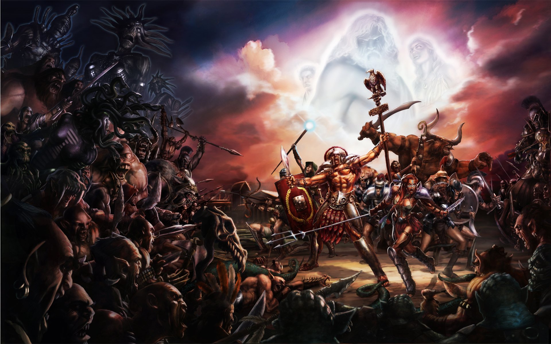 Gods & Heroes: Rome Rising Backgrounds, Compatible - PC, Mobile, Gadgets| 1920x1200 px