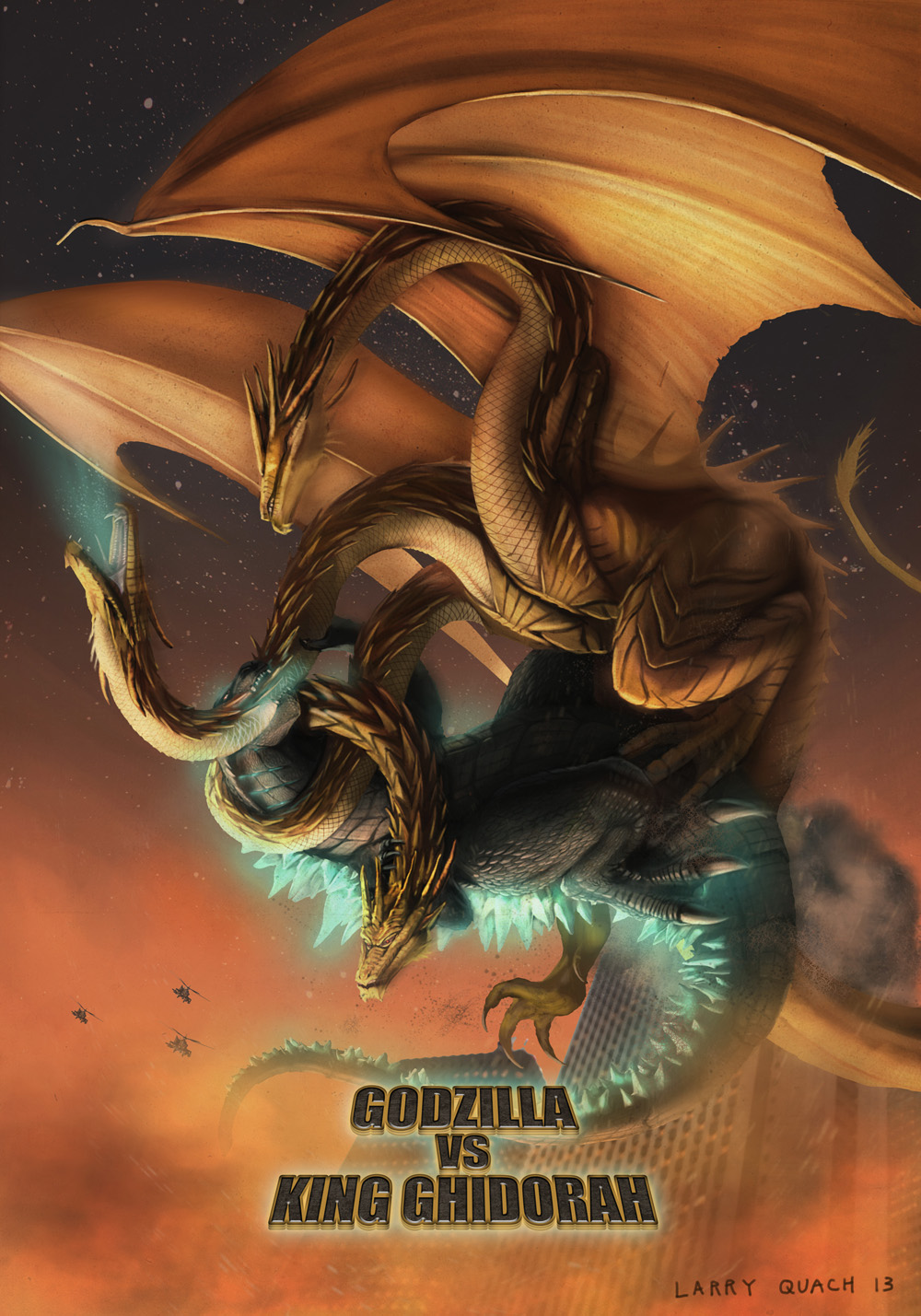 HQ Godzilla Vs. King Ghidorah Wallpapers | File 414.56Kb