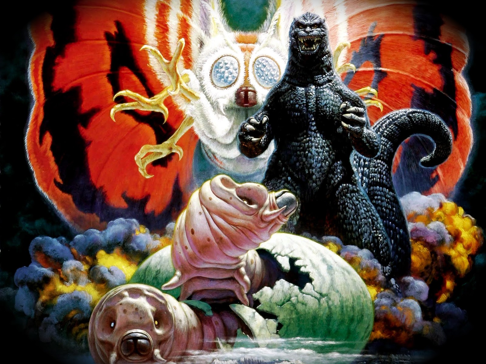 Godzilla Vs. The Thing Backgrounds on Wallpapers Vista