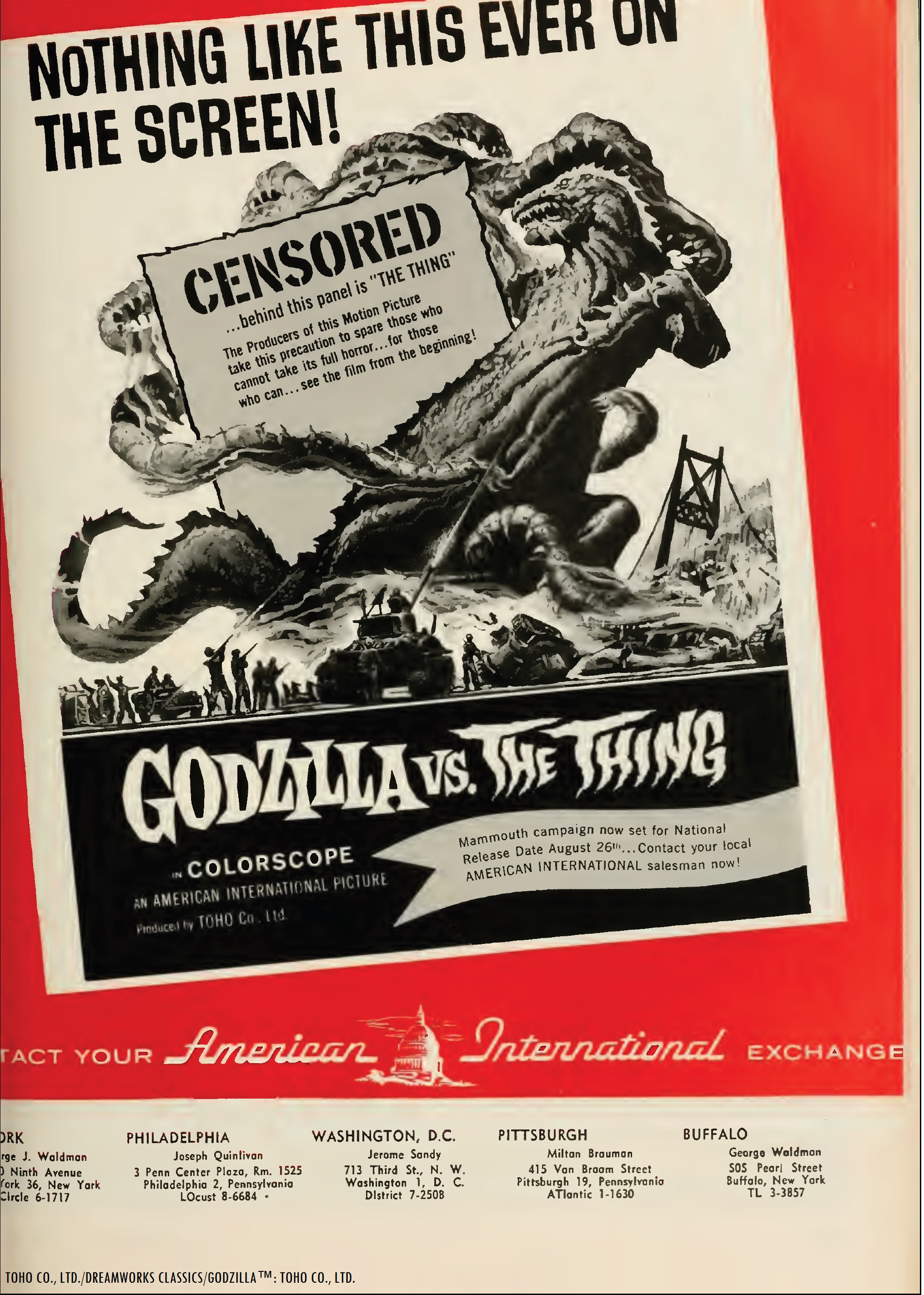 Godzilla Vs. The Thing #6