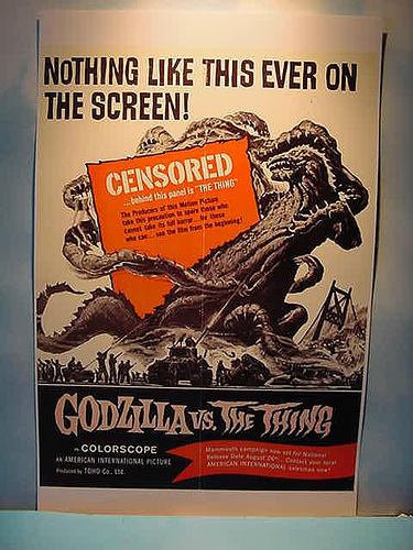 High Resolution Wallpaper | Godzilla Vs. The Thing 375x500 px