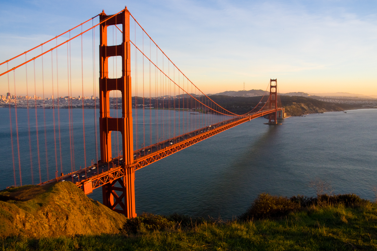 HD Quality Wallpaper | Collection: Man Made, 1280x853 Golden Gate