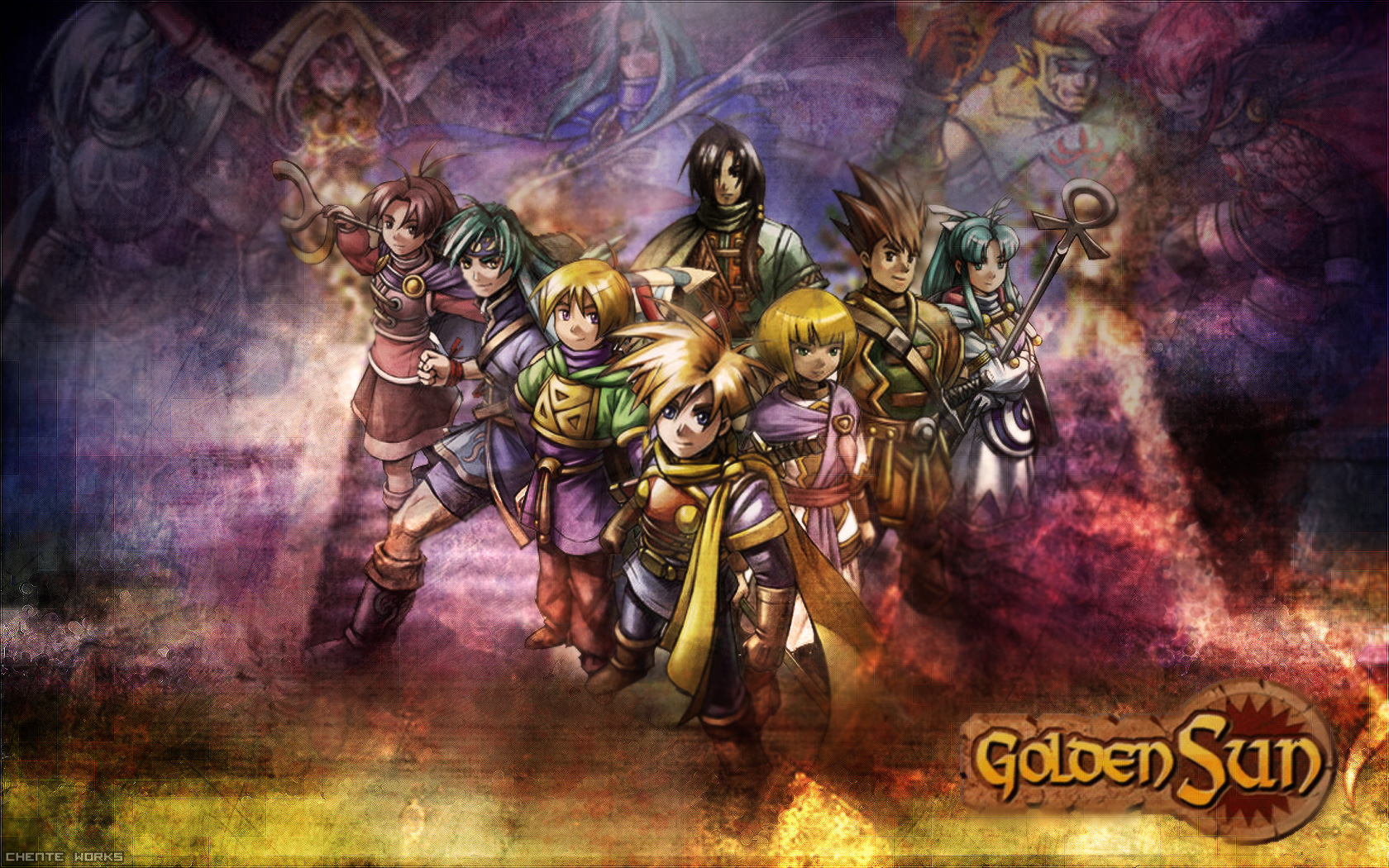 HD Quality Wallpaper | Collection: Video Game, 1680x1050 Golden Sun