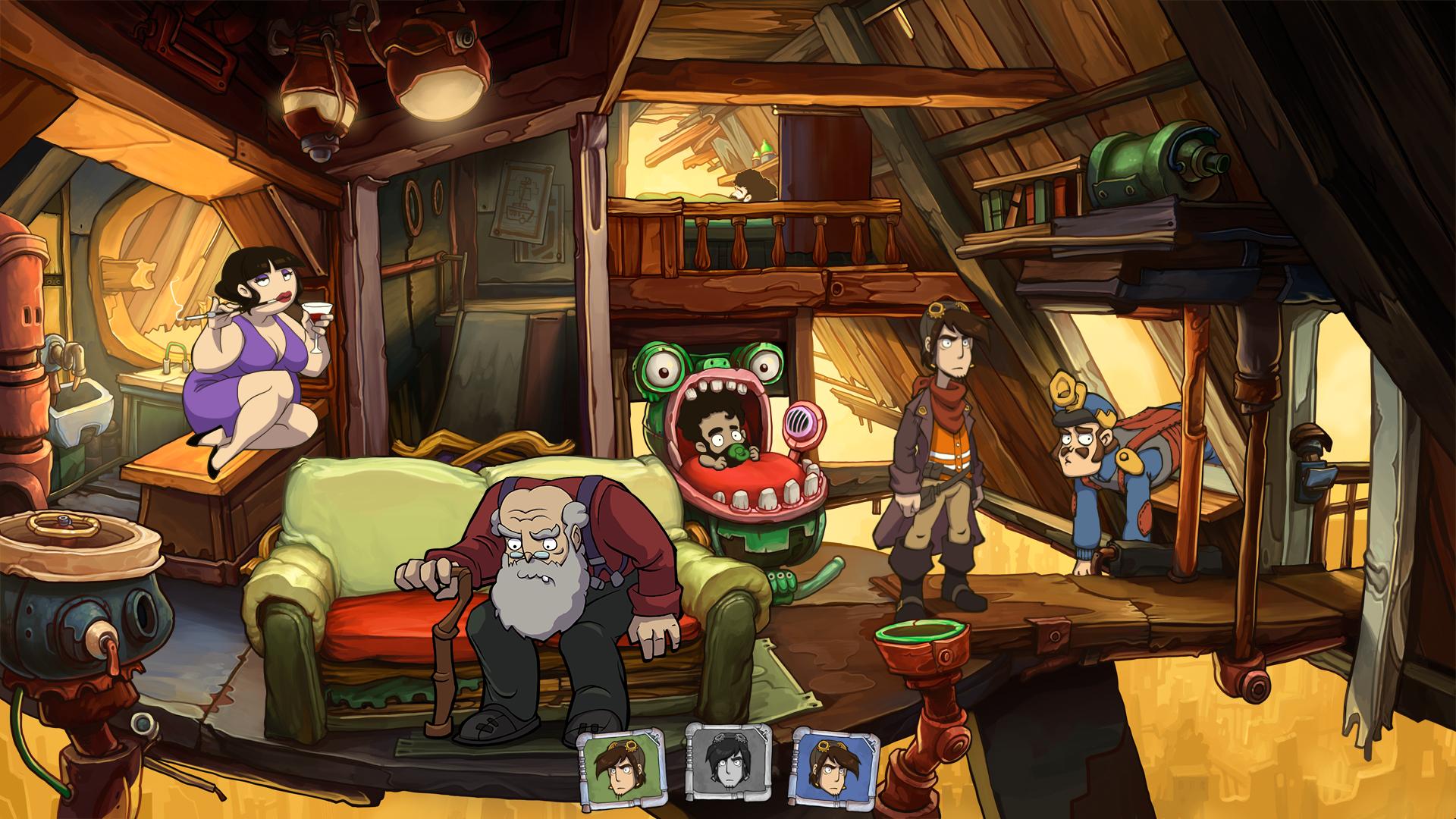 HD Quality Wallpaper | Collection: Video Game, 1920x1080 Goodbye Deponia