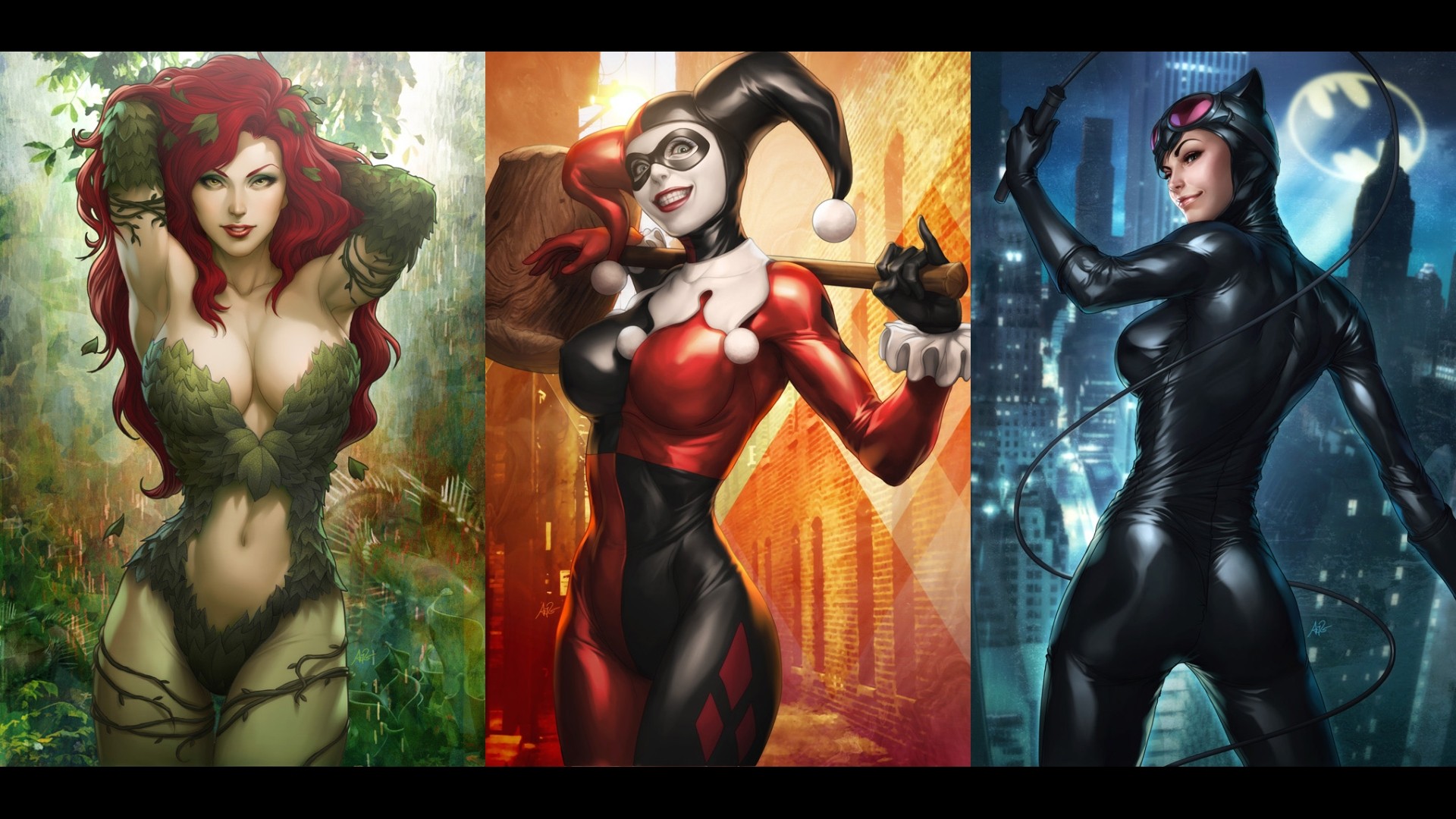 Nice Images Collection: Gotham City Sirens Desktop Wallpapers