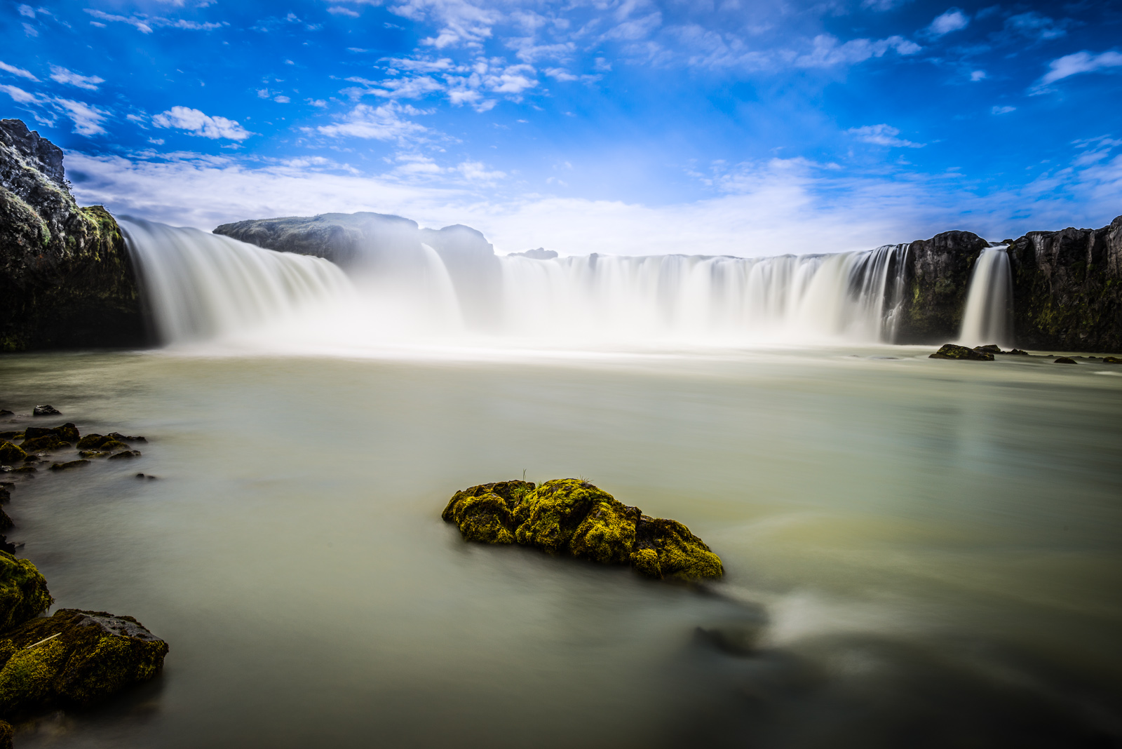 Водопад Годафосс, Исландия gif HD 1080