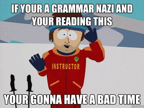 Grammar Nazi #19