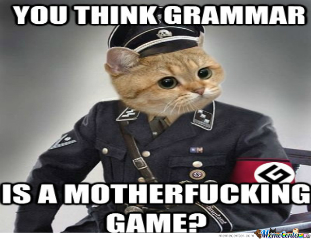 Grammar Nazi #21
