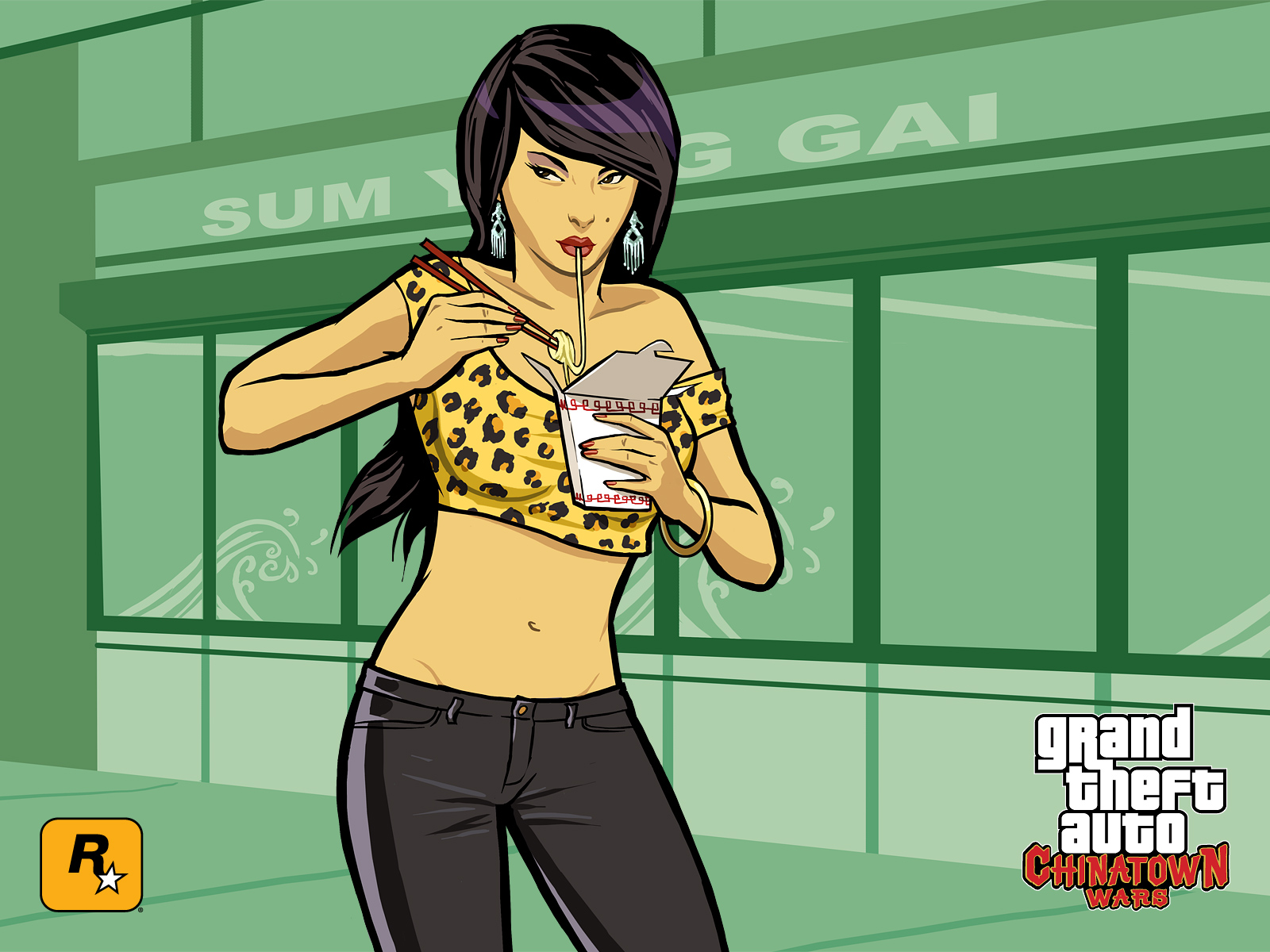 HD Quality Wallpaper | Collection: Video Game, 1600x1200 Grand Theft Auto: Chinatown Wars