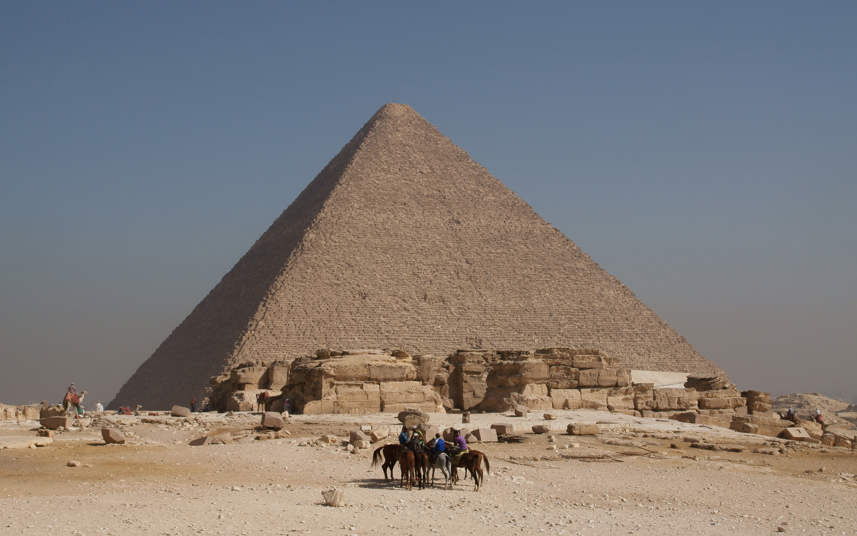 Nice Images Collection: Great Pyramid Of Giza Desktop Wallpapers