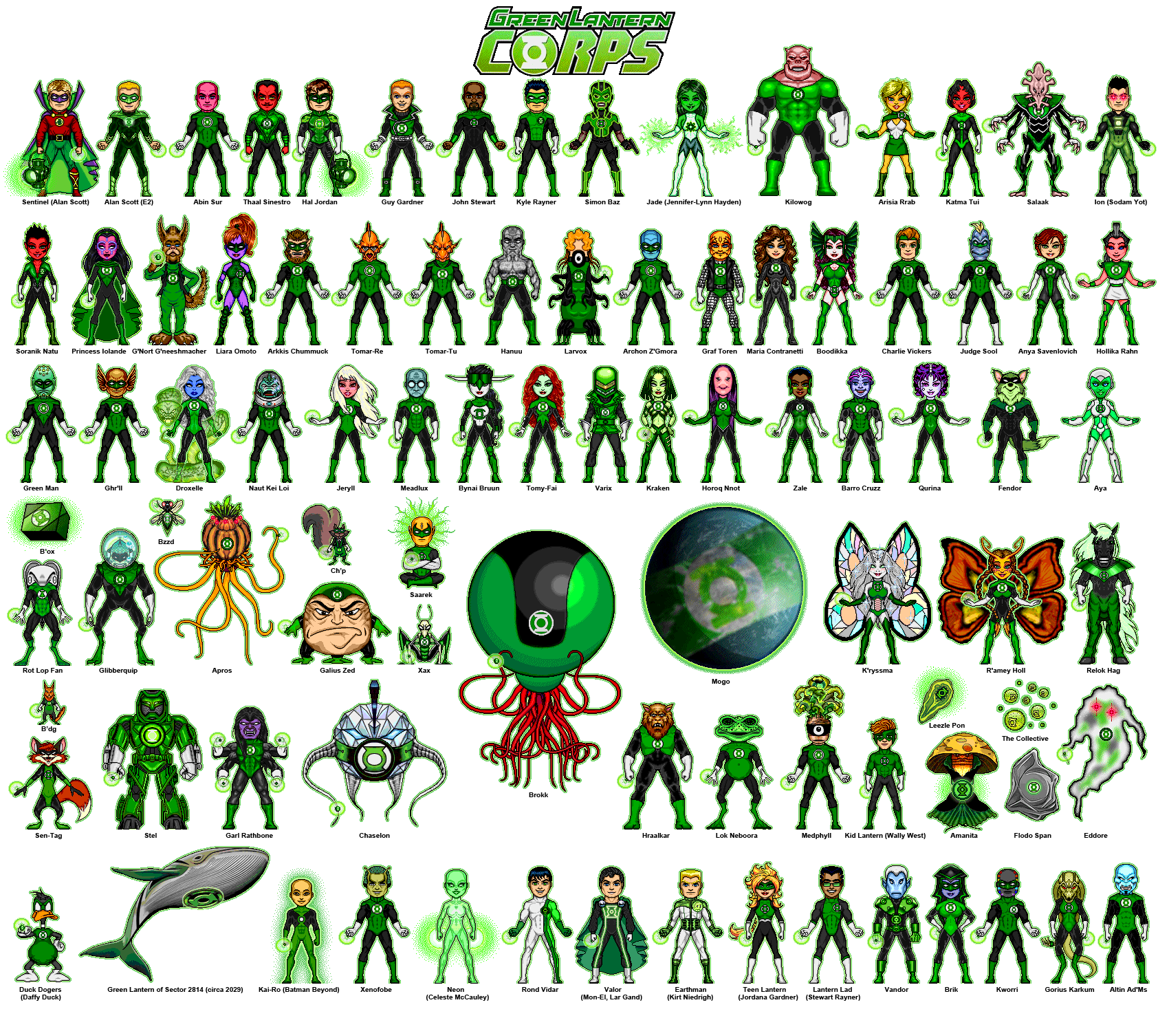 High Resolution Wallpaper | Green Lantern Corps 1684x1480 px
