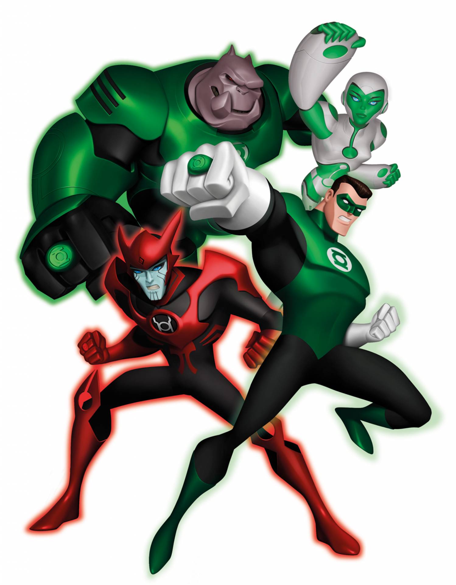 Green Lantern: The Animated Series Backgrounds, Compatible - PC, Mobile, Gadgets| 1498x1920 px
