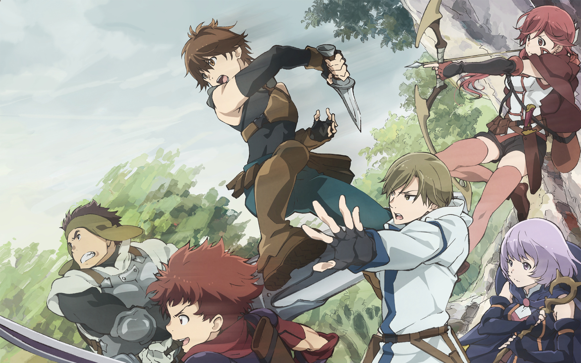 Nice Images Collection: Grimgar Of Fantasy And Ash Desktop Wallpapers