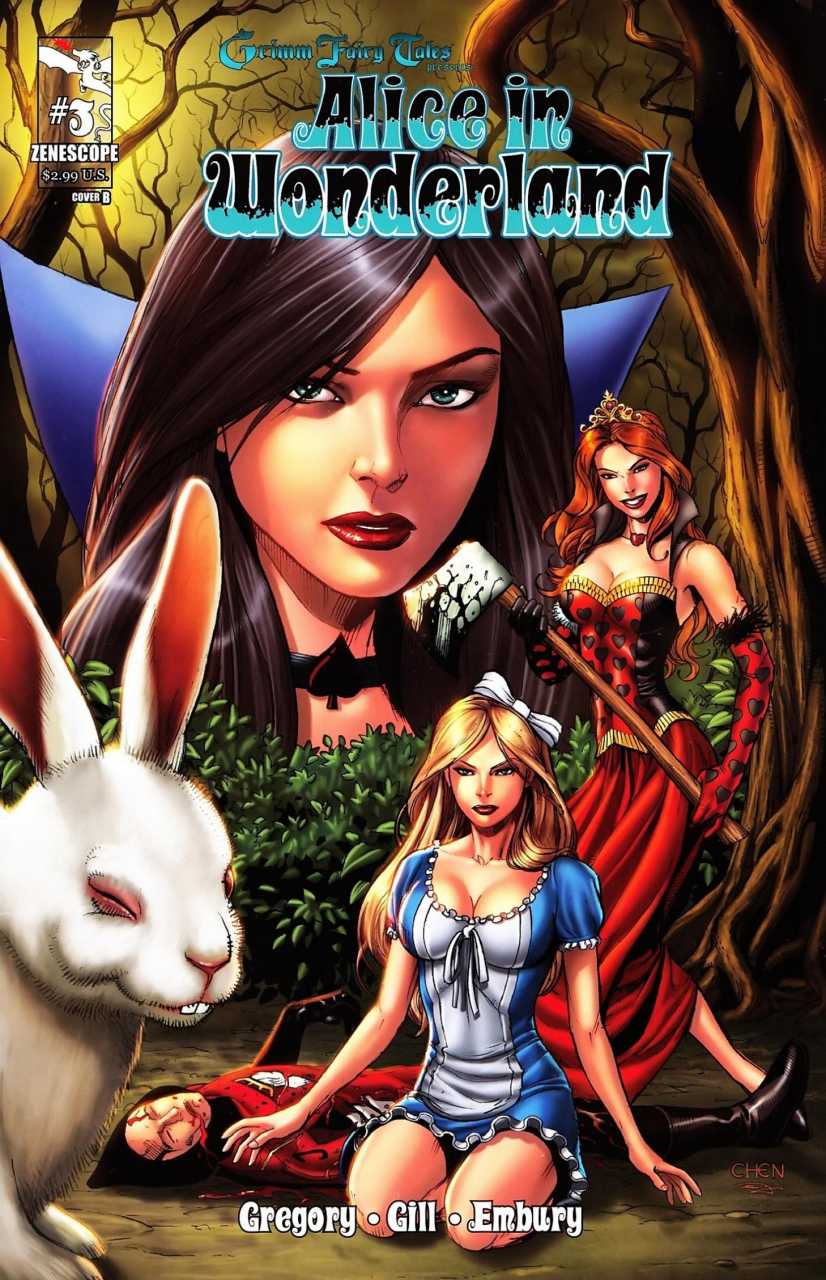High Resolution Wallpaper | Grimm Fairy Tales: Alice In Wonderland 826x1280 px