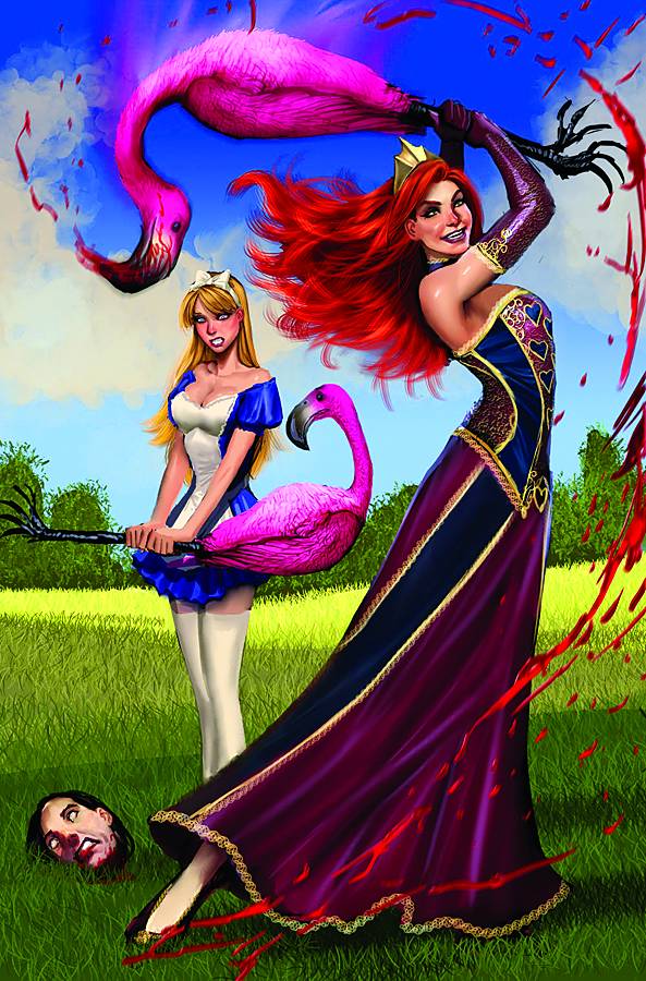Nice wallpapers Grimm Fairy Tales: Alice In Wonderland 593x900px