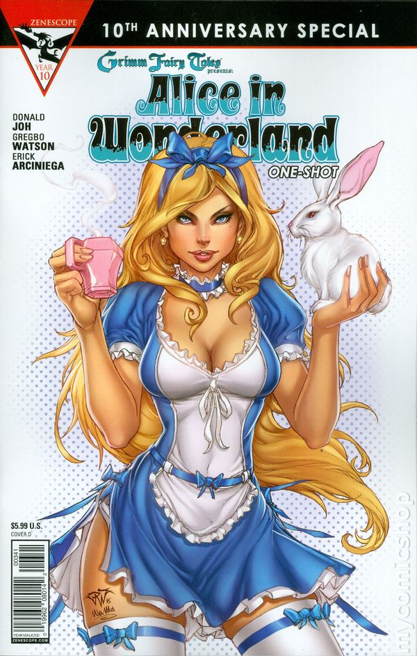HD Quality Wallpaper | Collection: Comics, 600x943 Grimm Fairy Tales: Alice In Wonderland