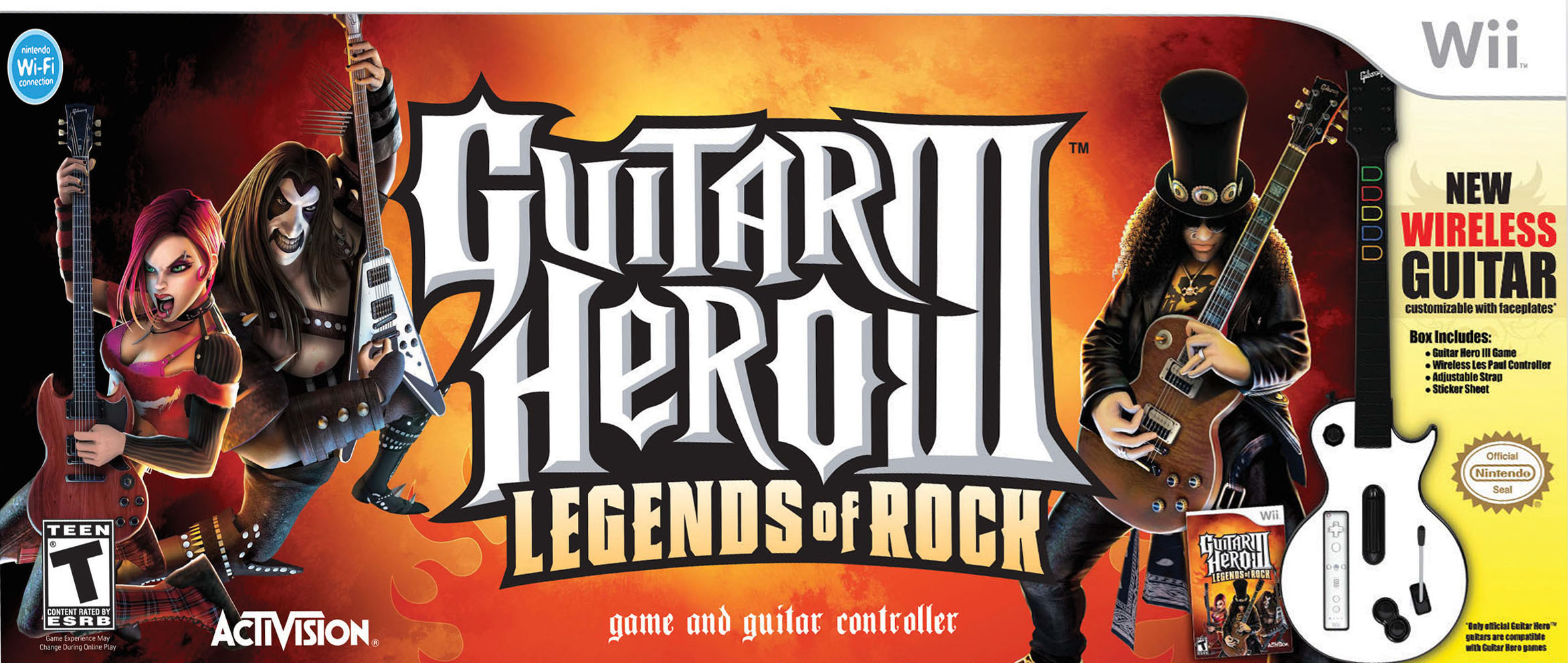 High Resolution Wallpaper | Guitar Hero 3 2344x992 px