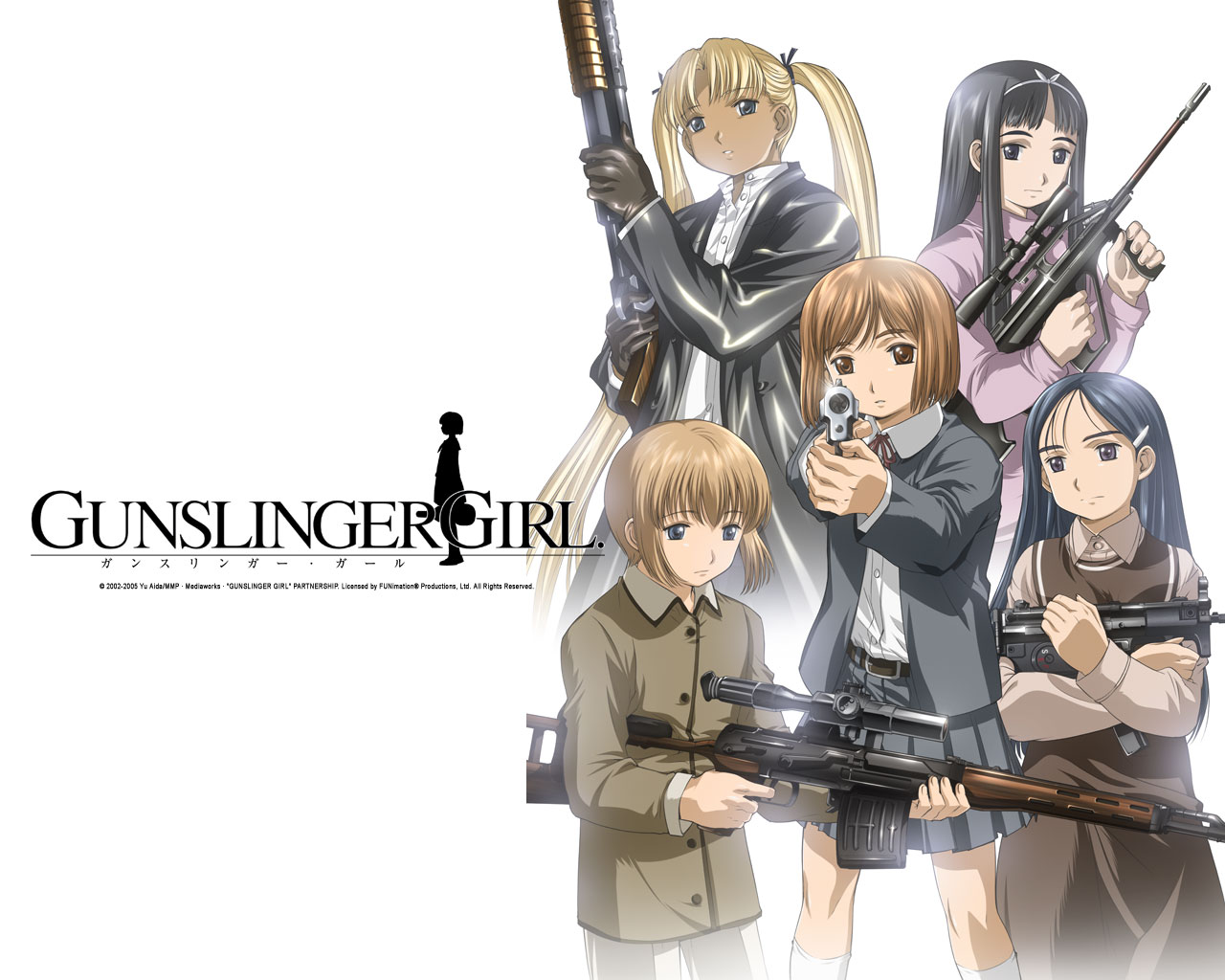HD Quality Wallpaper | Collection: Anime, 1280x1024 Gunslinger Girl