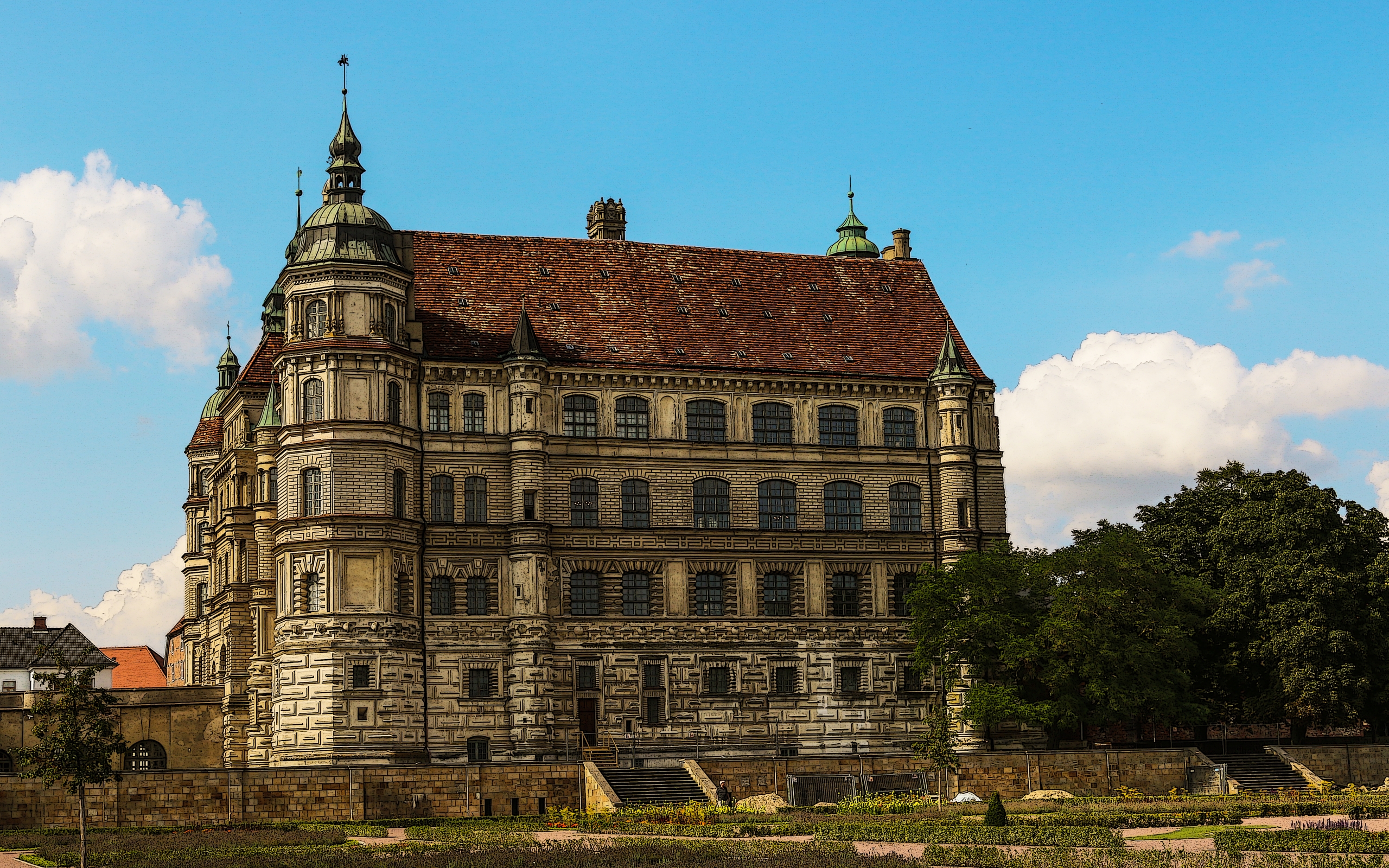 Güstrow Palace High Quality Background on Wallpapers Vista