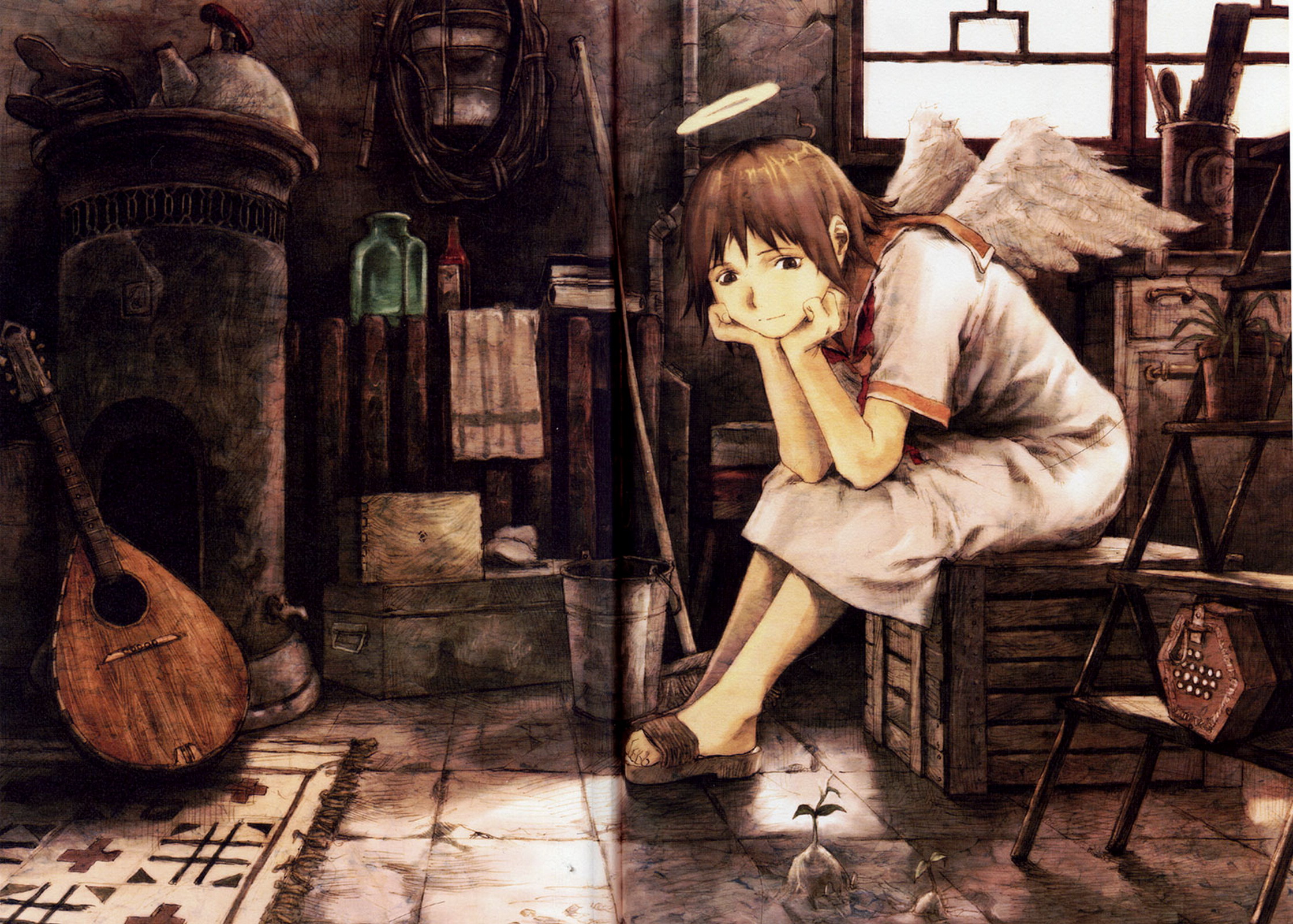 Haibane Renmei Backgrounds, Compatible - PC, Mobile, Gadgets| 2240x1600 px
