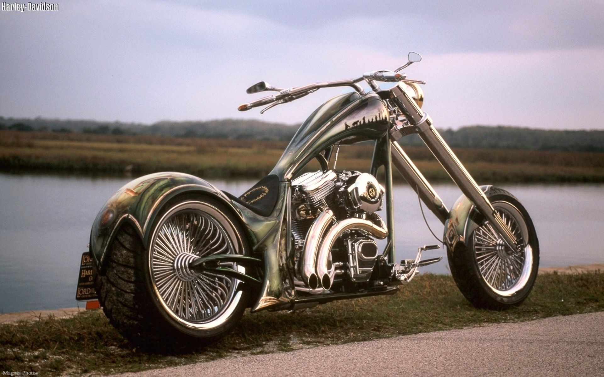 Nice Images Collection: Harley Davidson Desktop Wallpapers