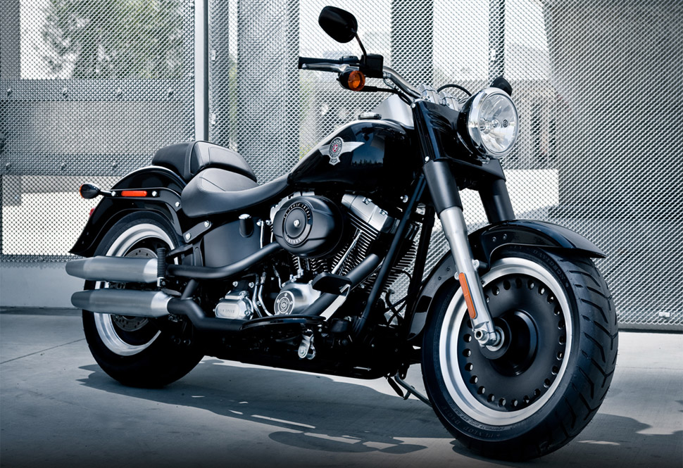 Harley-Davidson Fat Boy High Quality Background on Wallpapers Vista