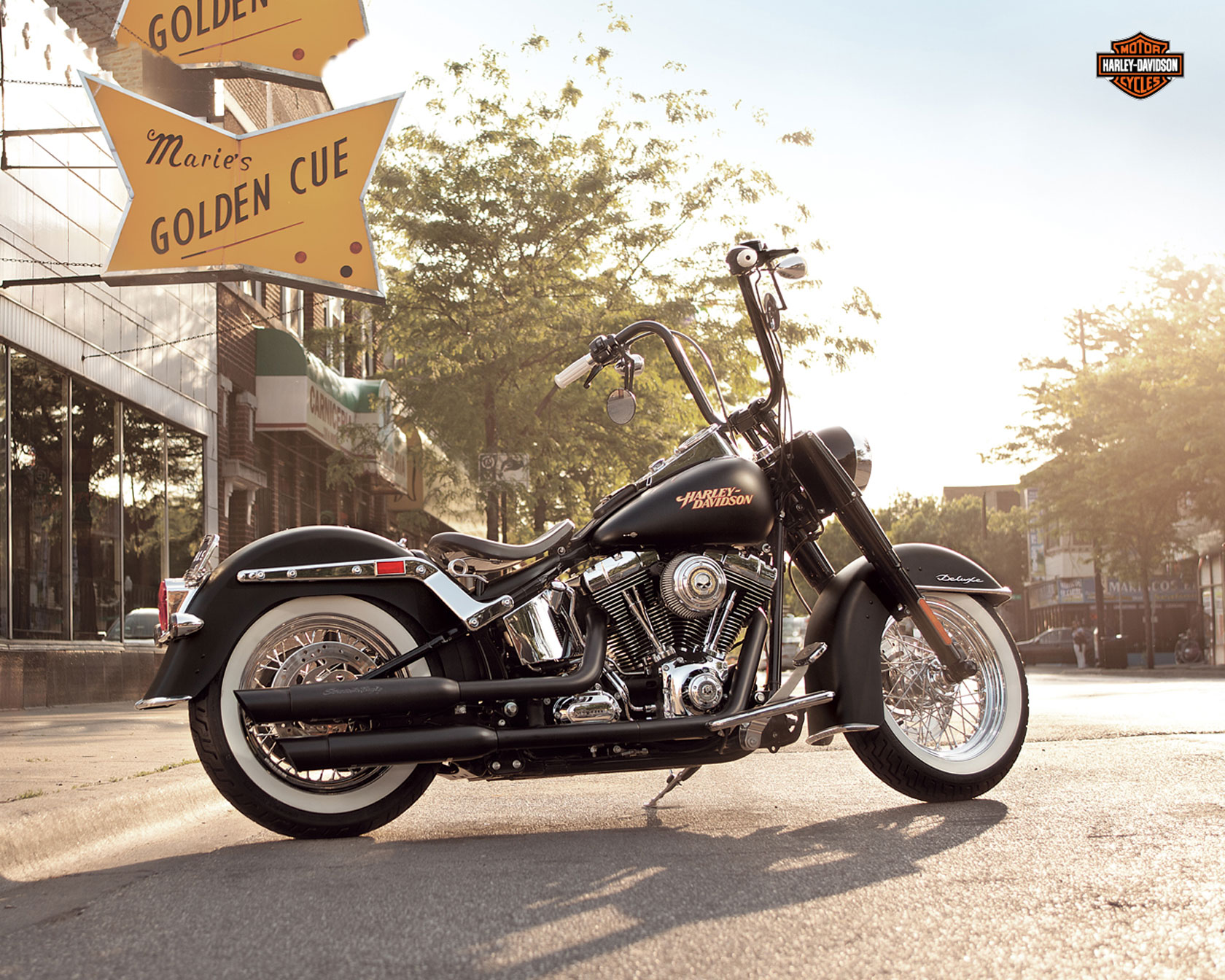 High Resolution Wallpaper | Harley-davidson Softail Deluxe 1680x1344 px