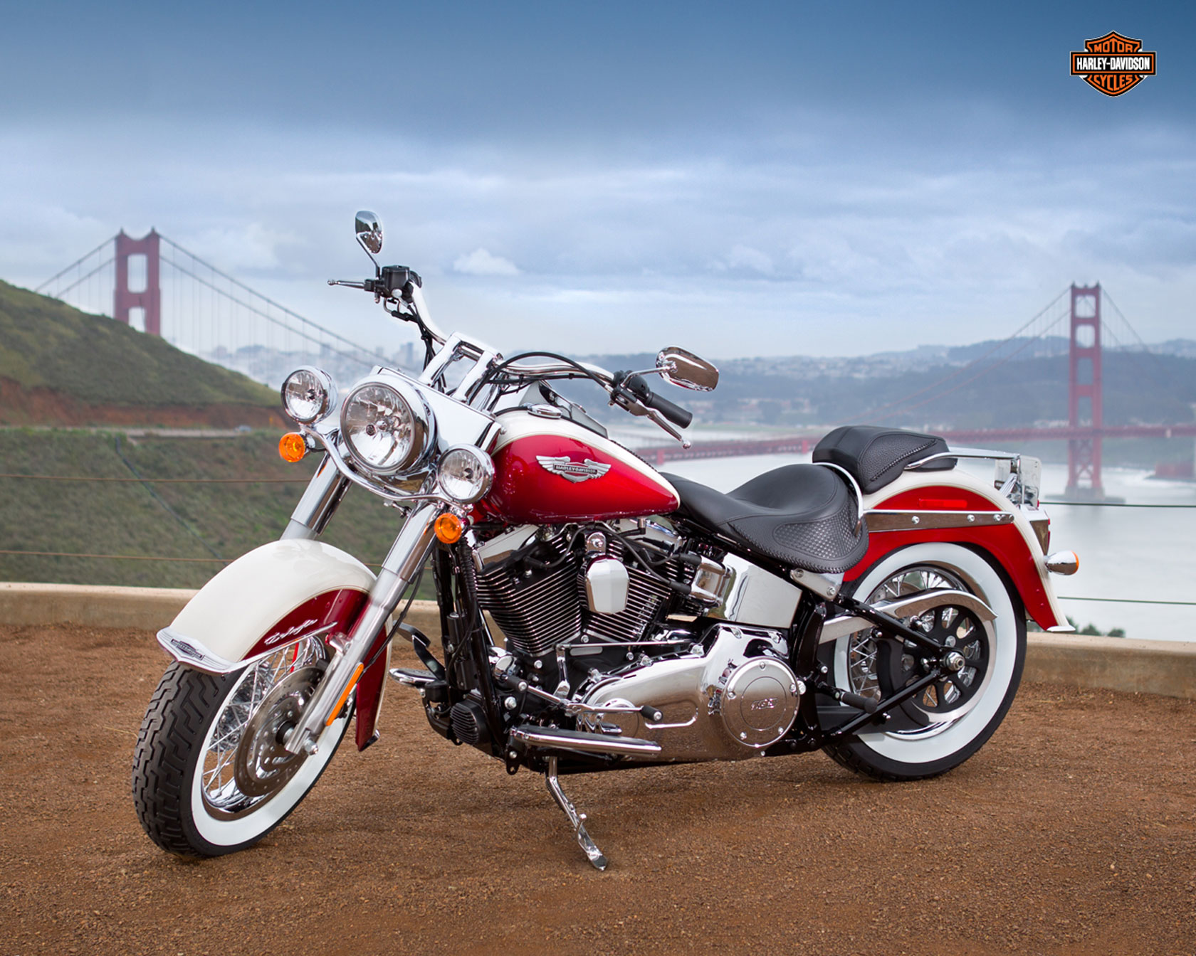 Harley-davidson Softail Deluxe Backgrounds on Wallpapers Vista