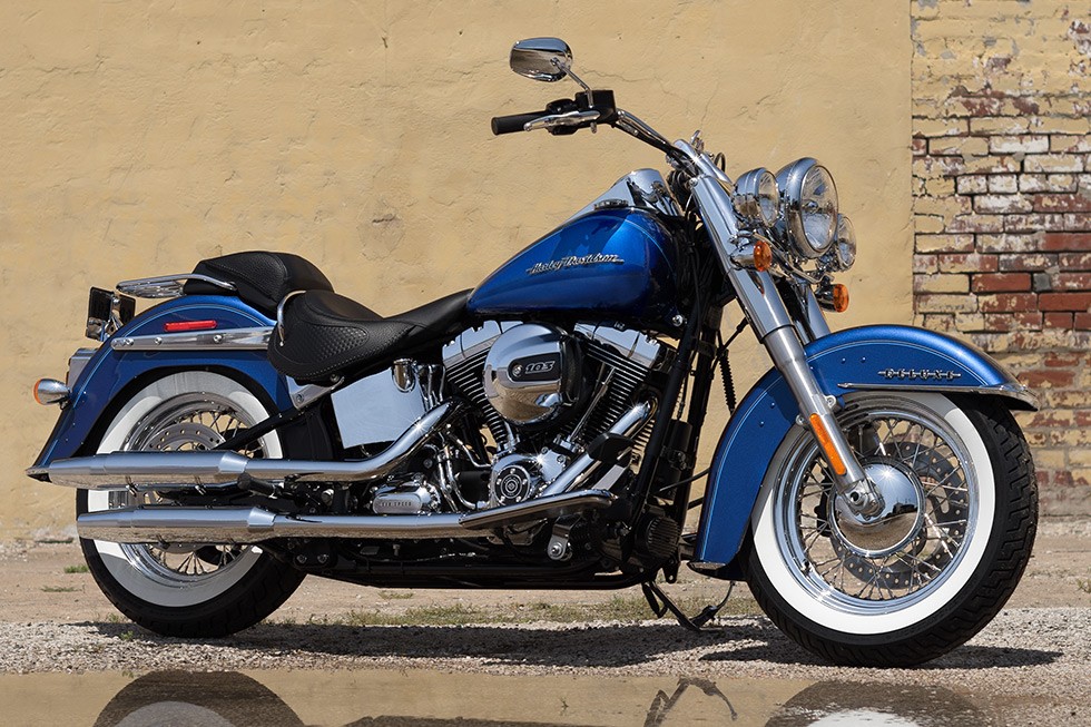 HD Quality Wallpaper | Collection: Vehicles, 980x653 Harley-davidson Softail Deluxe