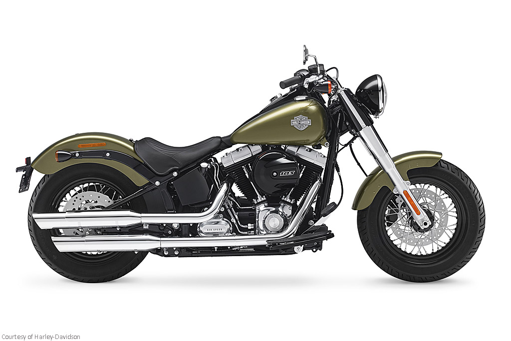 HD Quality Wallpaper | Collection: Vehicles, 1024x683 Harley-Davidson Softail Slim